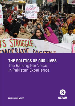 The Politics of Our Lives: the Raising Her Voice in Pakistan Experience