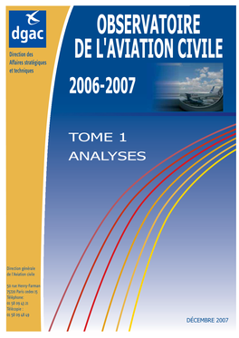 Observatoire De L'aviation Civile 2006-2007