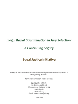 Race and Jury Racial Composition , 3 U