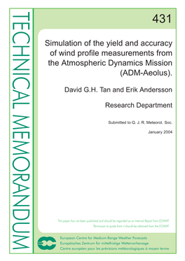 Simulation of the Yield and Accuracy of Wind Profile Measurements From