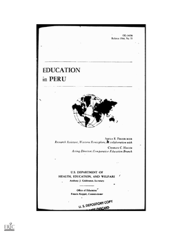 EDUCATION in PERU