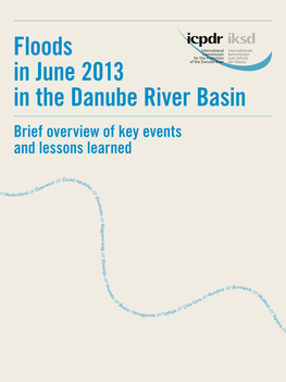 Floods in June 2013 in the Danube River Basin