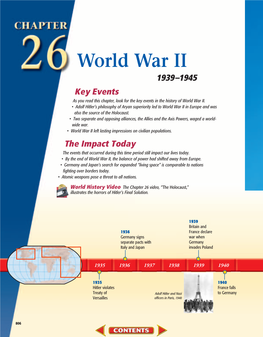 Chapter 26: World War II, 1939-1945