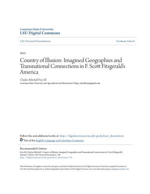 Country of Illusion: Imagined Geographies and Transnational Connections in F. Scott Fitzgerald's America