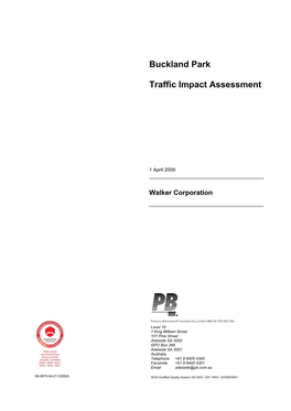 Buckland Park – Traffic Impact Assessment