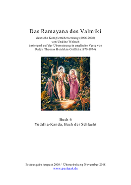 Buch 6 Yuddha-Kanda, Buch Der Schlacht