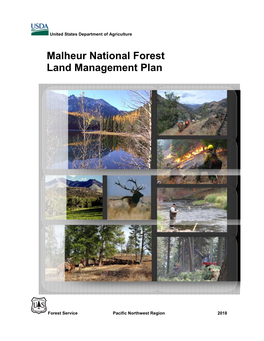 Malheur National Forest Land Management Plan