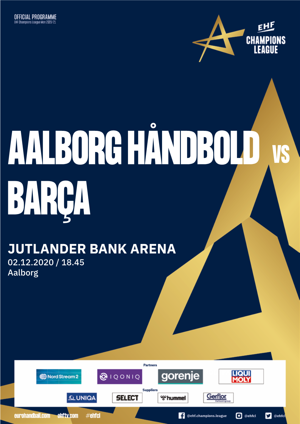 JUTLANDER BANK ARENA 02.12.2020 / 18.45 Aalborg