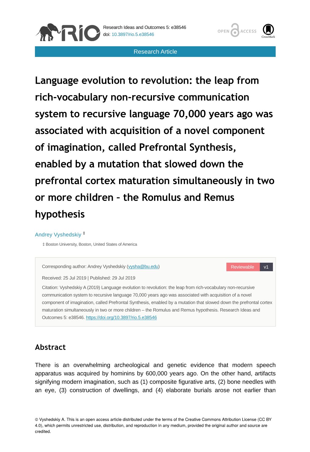 Language Evolution to Revolution