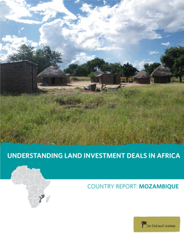 Understanding Land Investment Deals in Africa: Mozambique | 1 Executive Summary