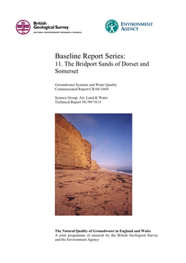 Baseline Report Series: 11. the Bridport Sands of Dorset and Somerset