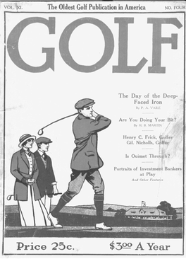 The Oldest Golf Publication in America NO
