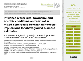 Influence of Tree Size, Taxonomy, and Edaphic Conditions on Heart Rot In