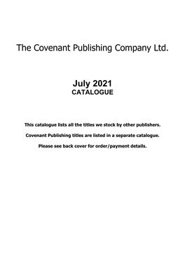 Other Publishers Catalogue
