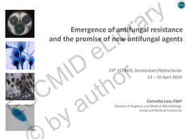 Emergence of Antifungal Resistance and the Promise of New Antifungal Agents