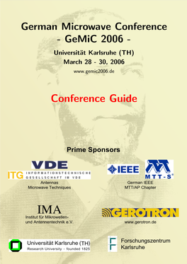 Conference Guide of the German Microwave Conference 2006