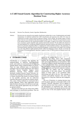 A CART-Based Genetic Algorithm for Constructing Higher Accuracy Decision Trees