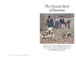 The Genteel Sport of Basseting