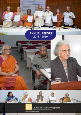 CSD-SRC Annual Report 2018-19