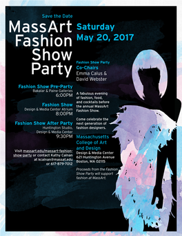 Massart Fashion Show Party