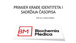 Biochemia Medica“