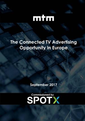 The Connected TV Advertising Opportunity in Europe