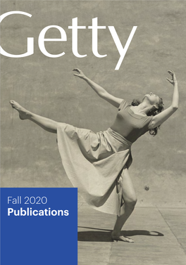 Getty Publications (Fall 2020)