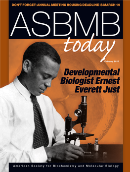 Developmental Biologist Ernest Everett Just