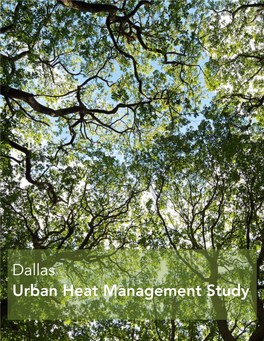 Dallas Urban Heat Management Study
