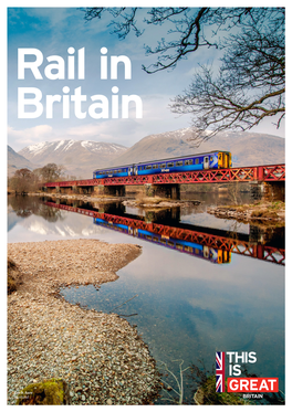 Loch Awe Scotland Rail in Britain