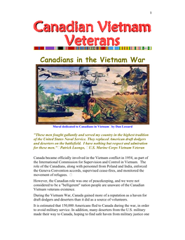Canadians in the Vietnam War