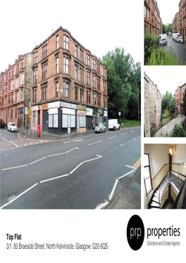 Top Flat 3/1, 83 Braeside Street, North Kelvinside, Glasgow, G20 6QS