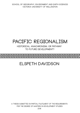 Pacific Regionalism