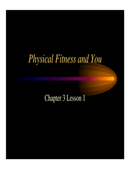What Is Physical Fitness