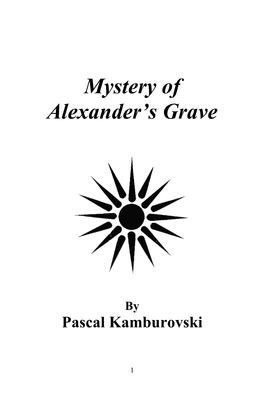 Mystery of Alexander's Grave