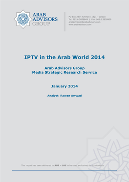 IPTV in the Arab World 2014