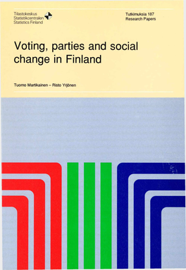 Voting, Parties and Social Change in Finland