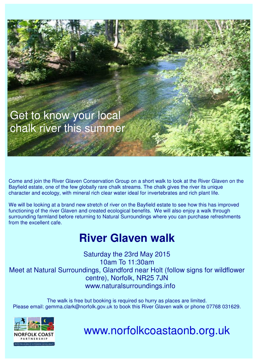 River Glaven Walk Get