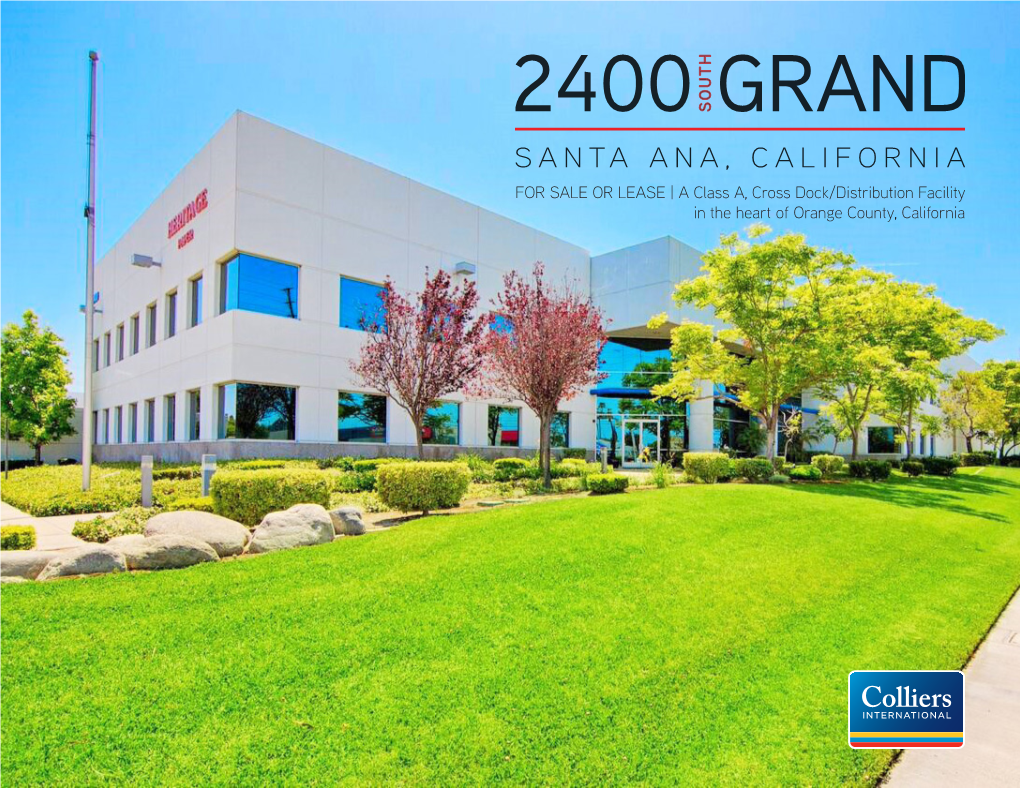 2400 Grand Is Only 2.2 Miles from Tustin Legacy a Master Planned Development Including 1 Million Square Feet of Retail, Dining, and Entertainment Venues