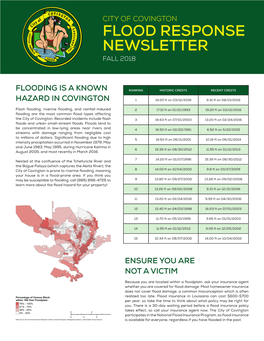 City of Covington Flood Response Newsletter Fall 2018