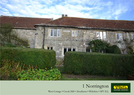 1 Norrington, West Cottage, Crook Hill, Alvediston, Wiltshire SP5
