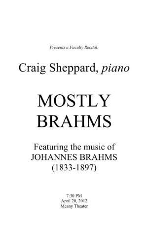 Mostly Brahms