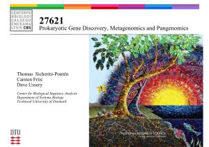 Prokaryotic Gene Discovery, Metagenomics and Pangenomics