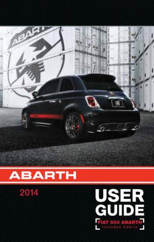 2014 Fiat Abarth User's Guide