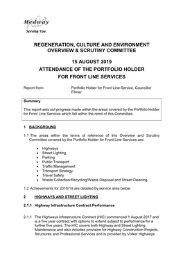 Regeneration, Culture and Environment Overview & Scrutiny Committee