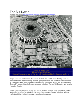 The Big Dome October 15, 2020 | Source