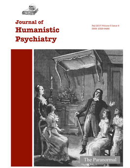 Journal of Humanistic Psychiatry Volume 5 Issue 4