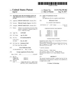 THALMUUNTURUS009732370B2 (12 ) United States Patent (10 ) Patent No