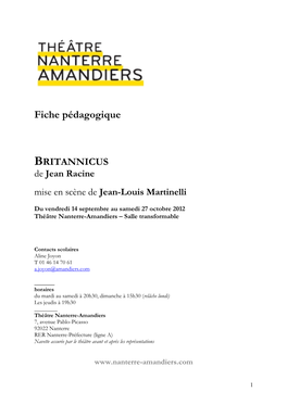 Fiche Pédagogique-Britannicus