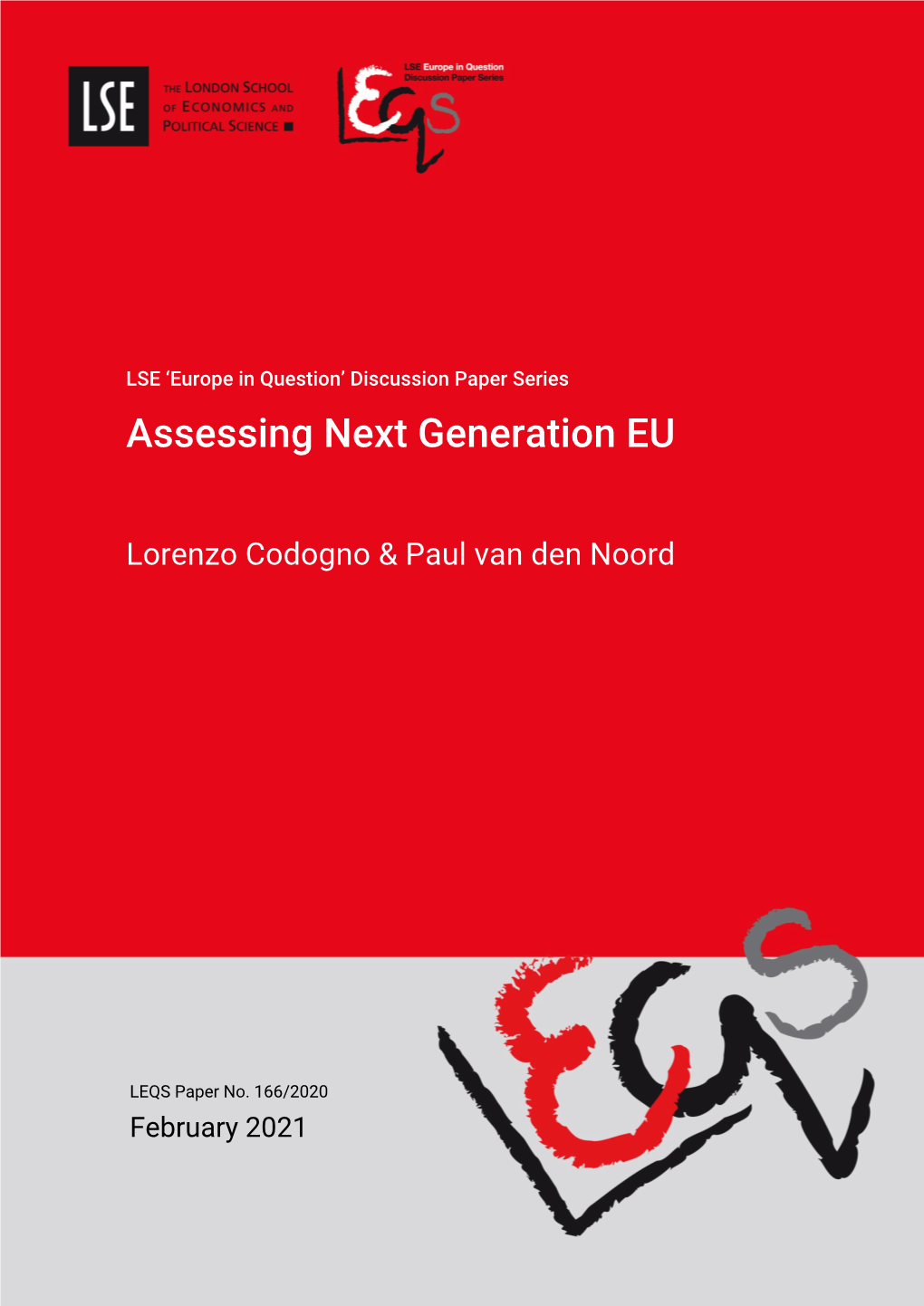 Assessing Next Generation EU